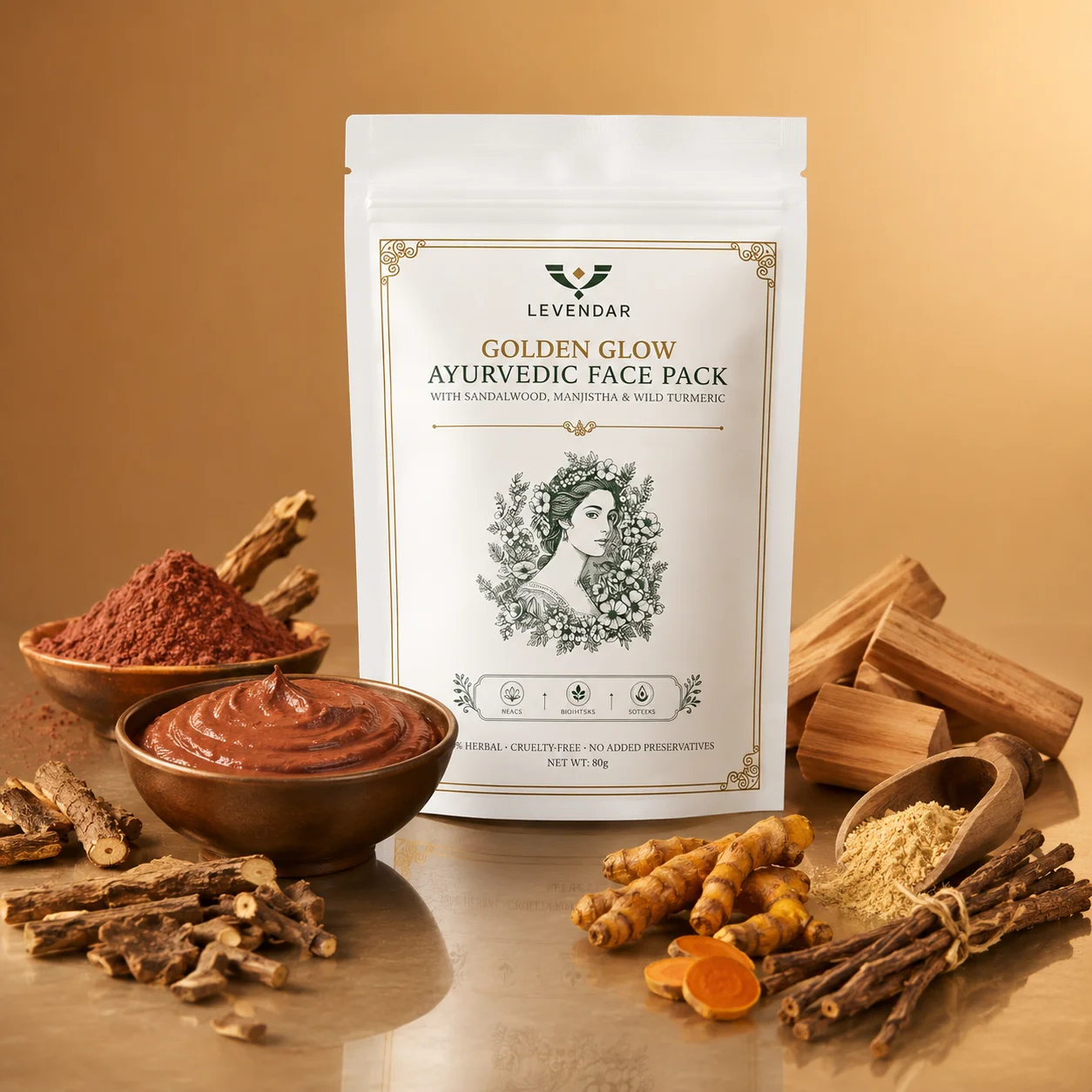 Levendar Wellness Ayurvedic skin care collection
